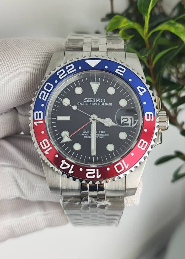 Seiko Mod GMT Master NH34 Pepsi