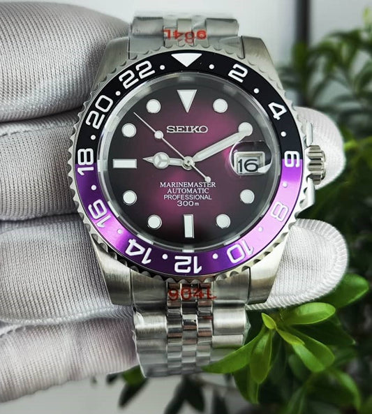 Seiko Mod Marine Master NH35 Lila