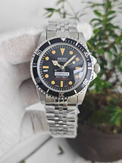 Seiko Mod Vintage Submariner NH35 Comex