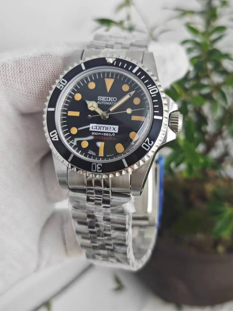 Seiko Mod Vintage Submariner NH35 Comex