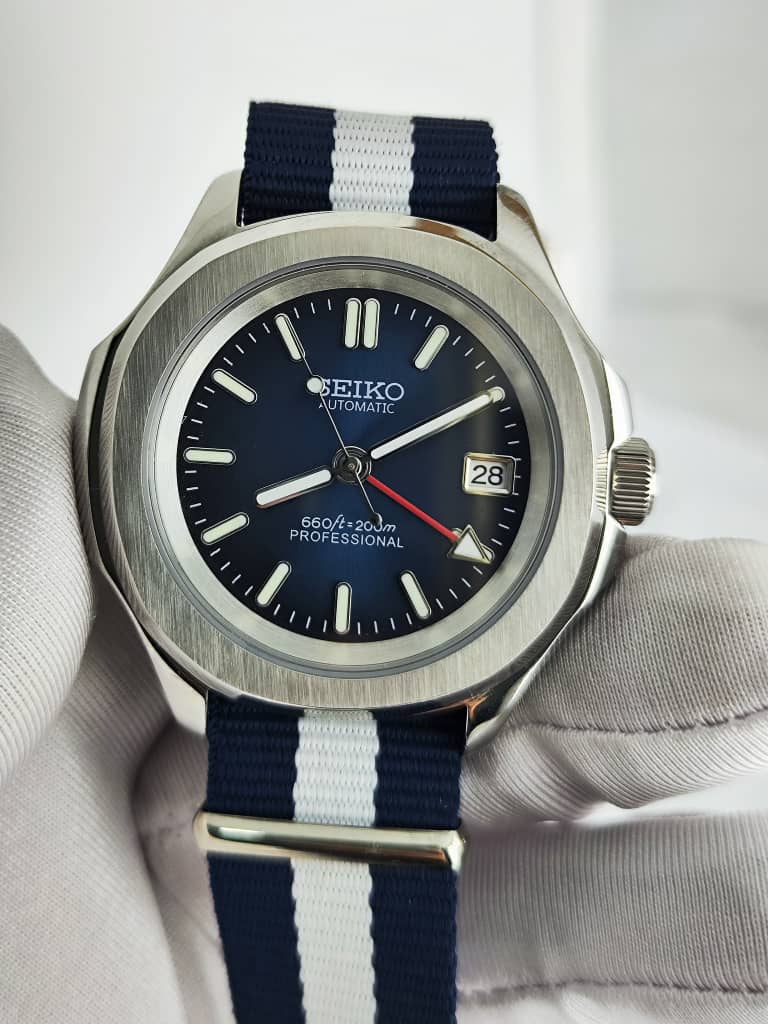 Seiko Mod Vintage Automatic NH35 Bracelet Nato